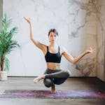 Woman Practicing Yoga