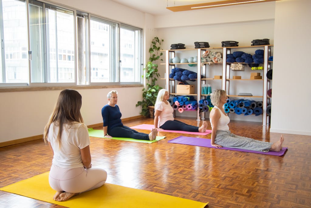 Women Exercising Together